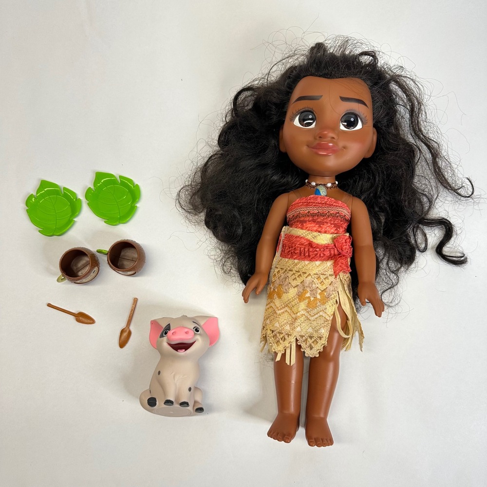 Disney Moana Doll Treat Time with Moana and Pua Pig and‎ Accessories 99554-CA-4